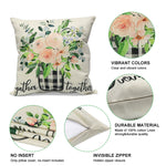 YOUXIU Outdoor Pillow Covers 18x18 inch Set of 4